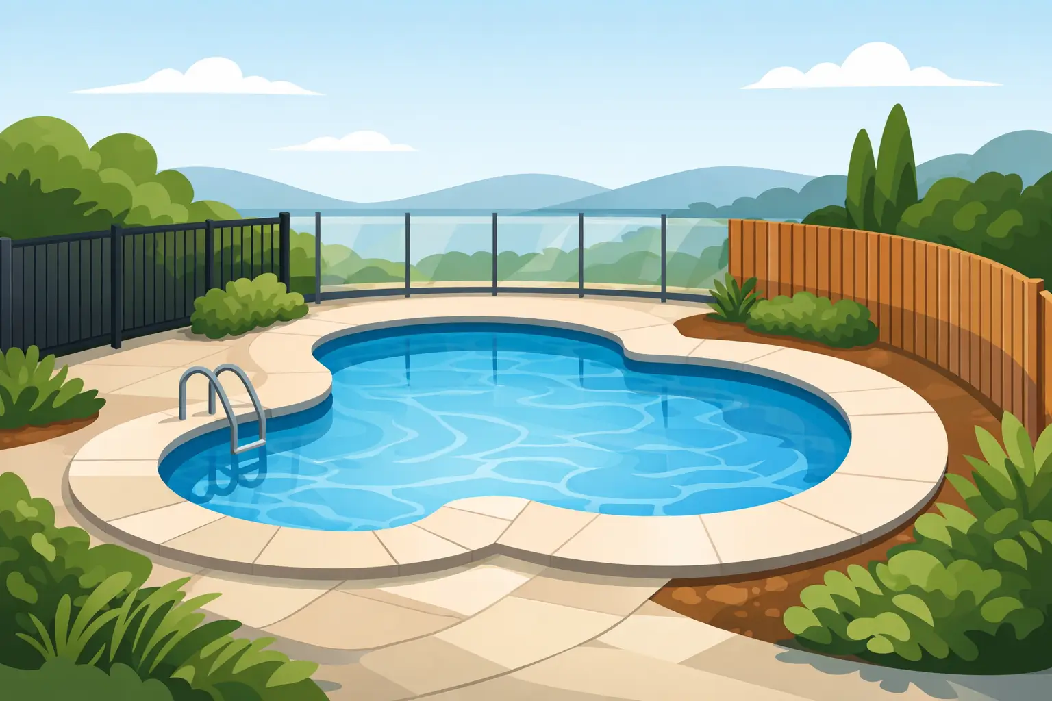 Best Fence for an Irregular Shape Pool