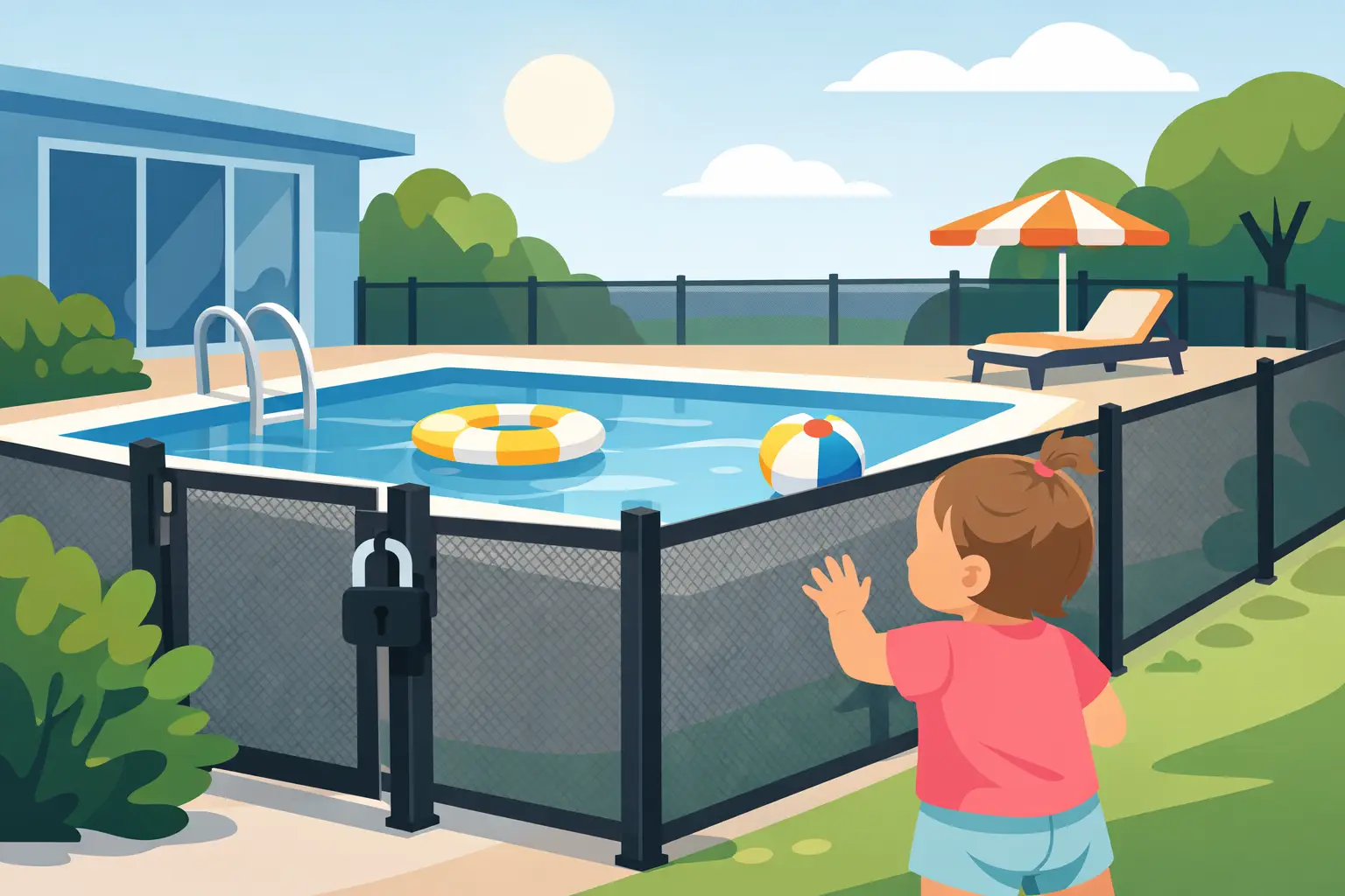 How to Prevent Toddlers Accessing a Swimming Pool